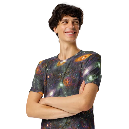 Nebula Bazaar on a Men's Crew Neck T-Shirt