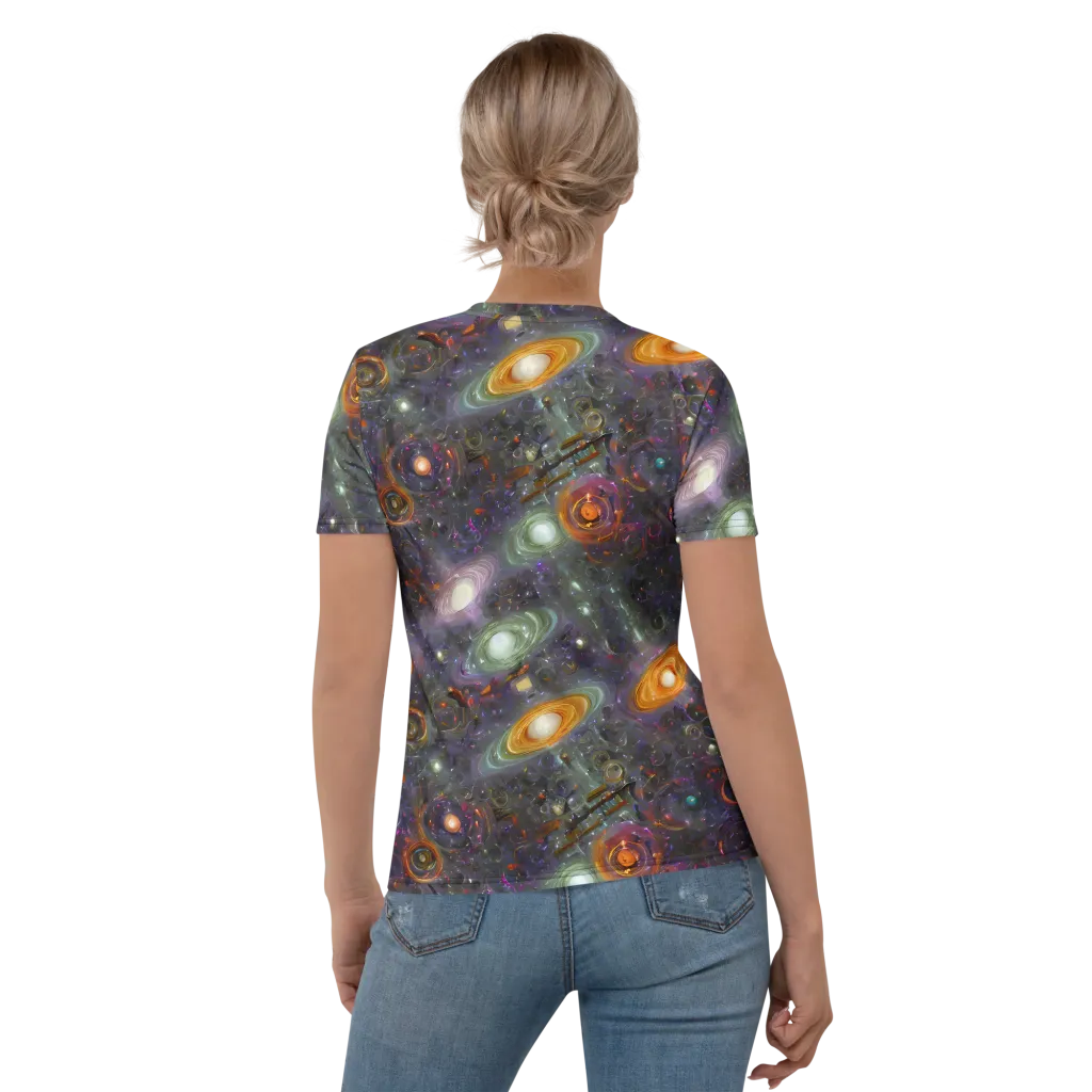 Nebula Bazaar on Women's Crew Neck T-Shirt — Back