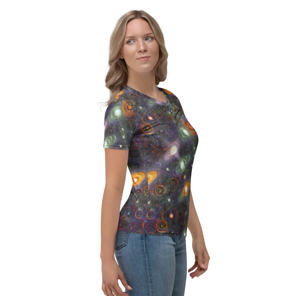 Nebula Bazaar on Women's Crew Neck T-Shirt — Right