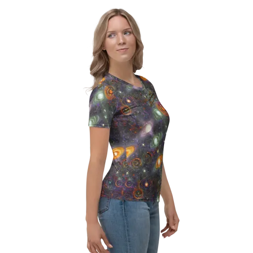 Nebula Bazaar on a Women's Crew Neck T-Shirt