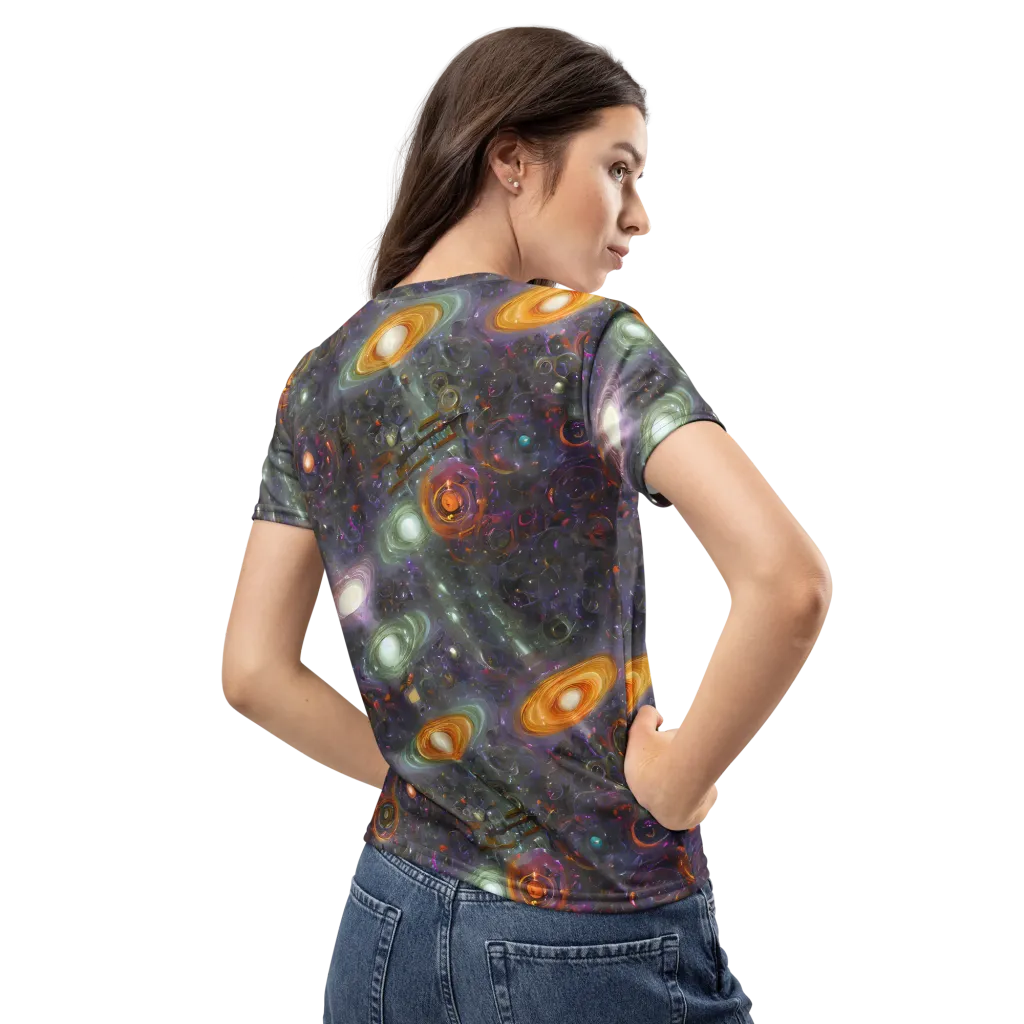 Nebula Bazaar on Women's Crew Neck T-Shirt — Back