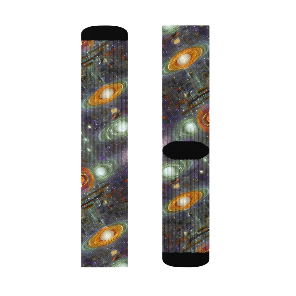 Nebula Bazaar on Socks — Right Sock