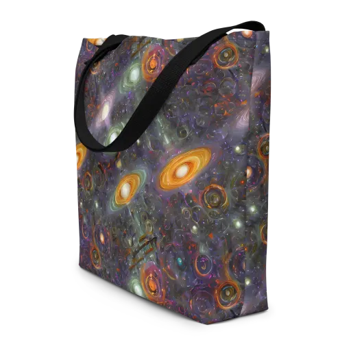 Nebula Bazaar on a Large Tote Bag W/ Pocket