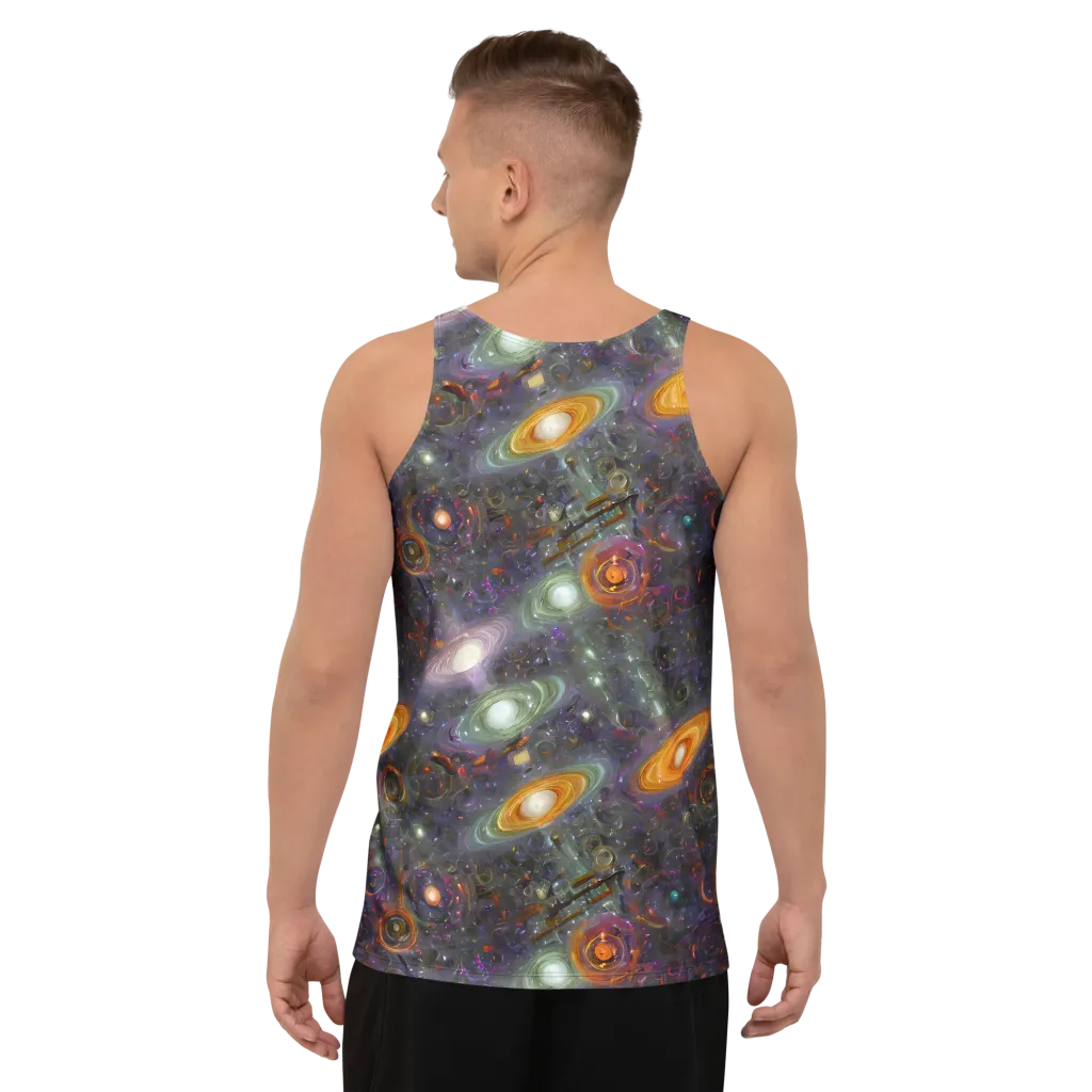 Nebula Bazaar on Men's Tank Top — Back