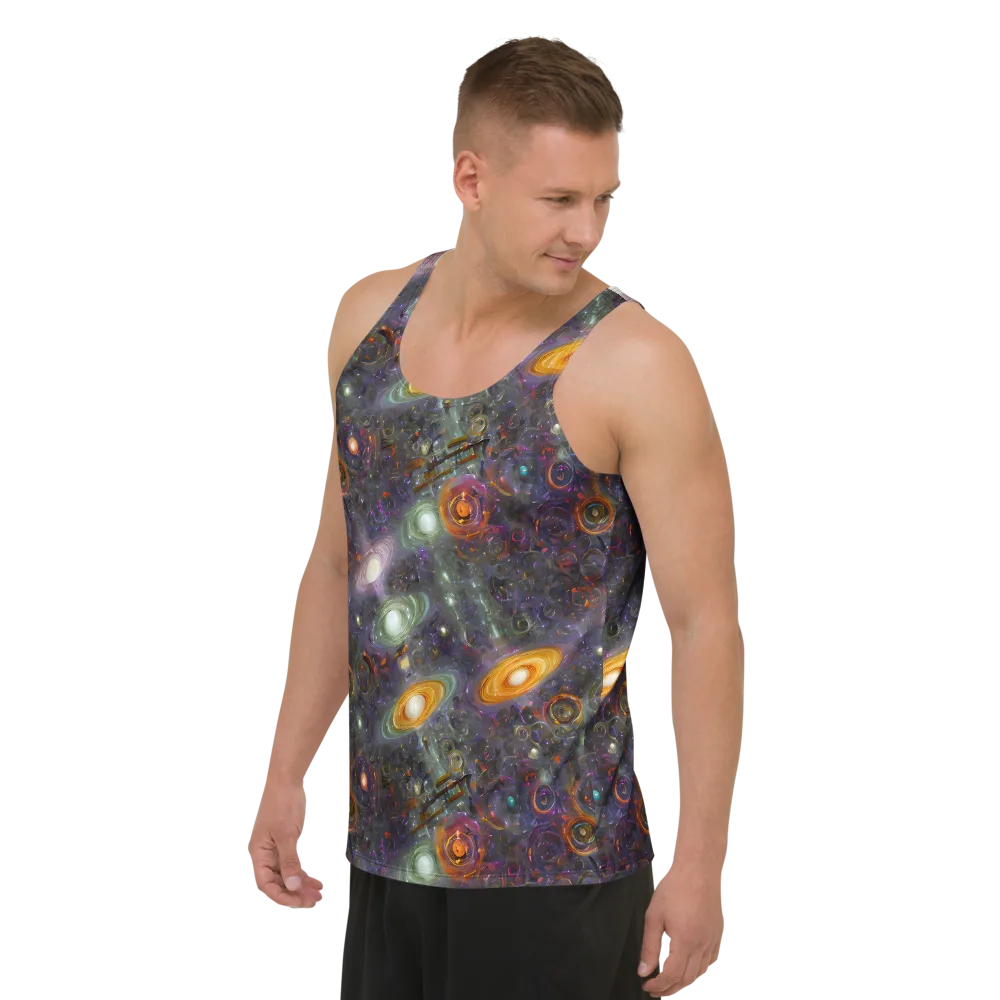 Nebula Bazaar on Men's Tank Top — Left Front