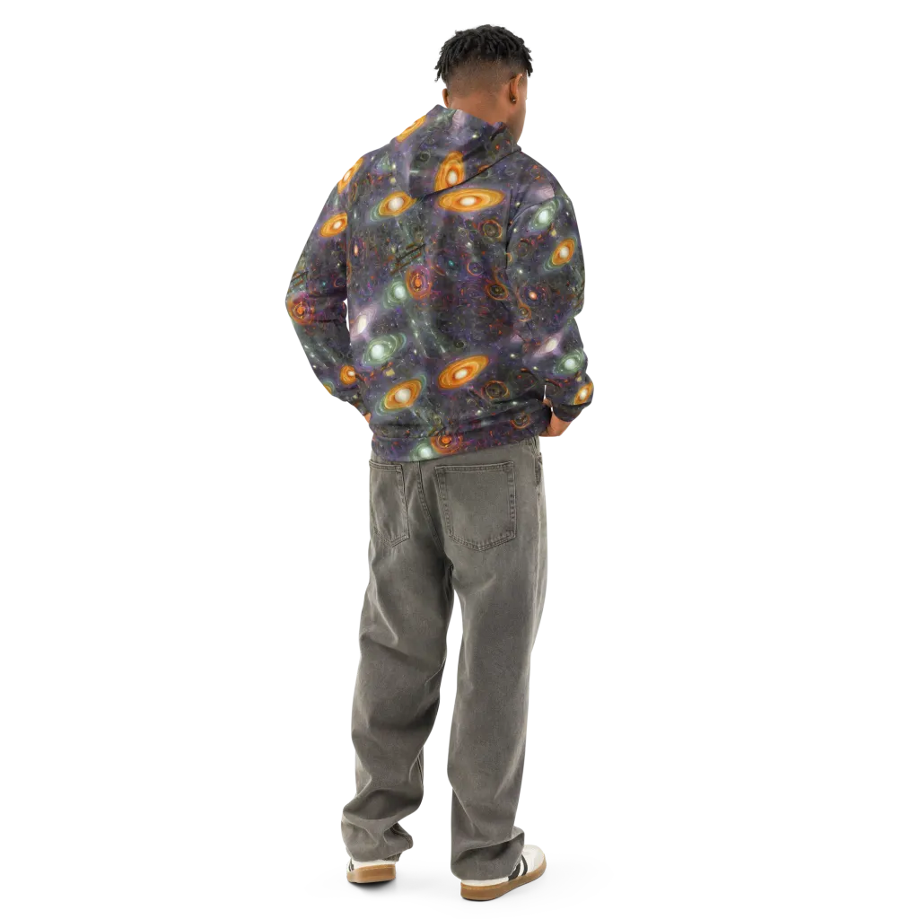 Nebula Bazaar on Cotton Hoodie — Back