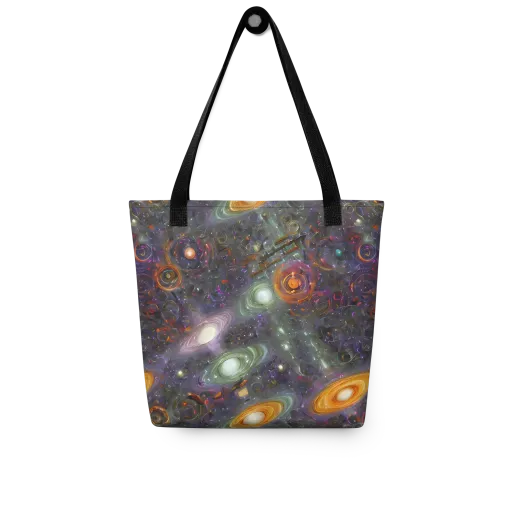 Nebula Bazaar on a Tote Bag