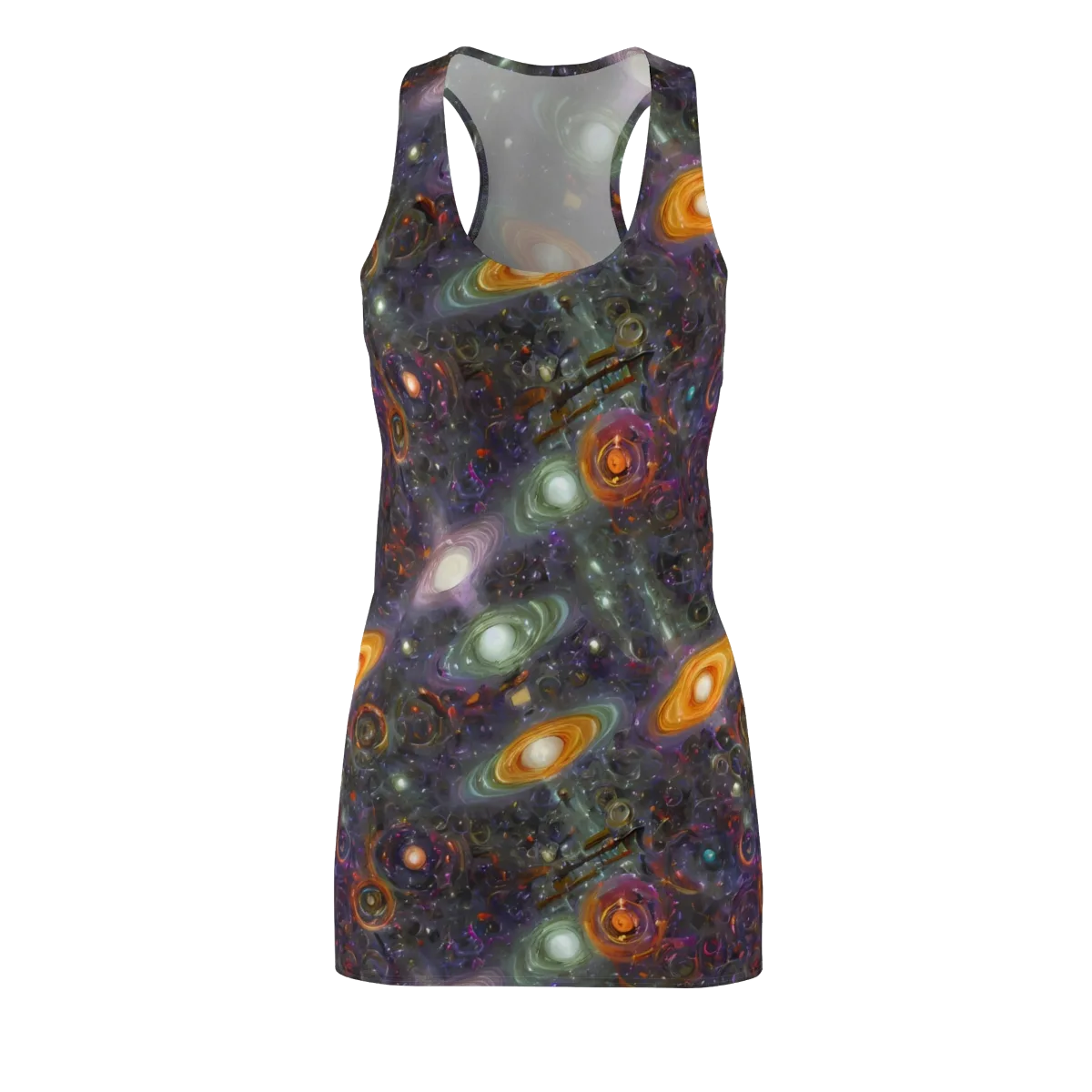 Nebula Bazaar on Racerback Dress — Front