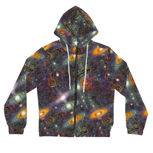 Nebula Bazaar on a Women's Full-Zip Hoodie