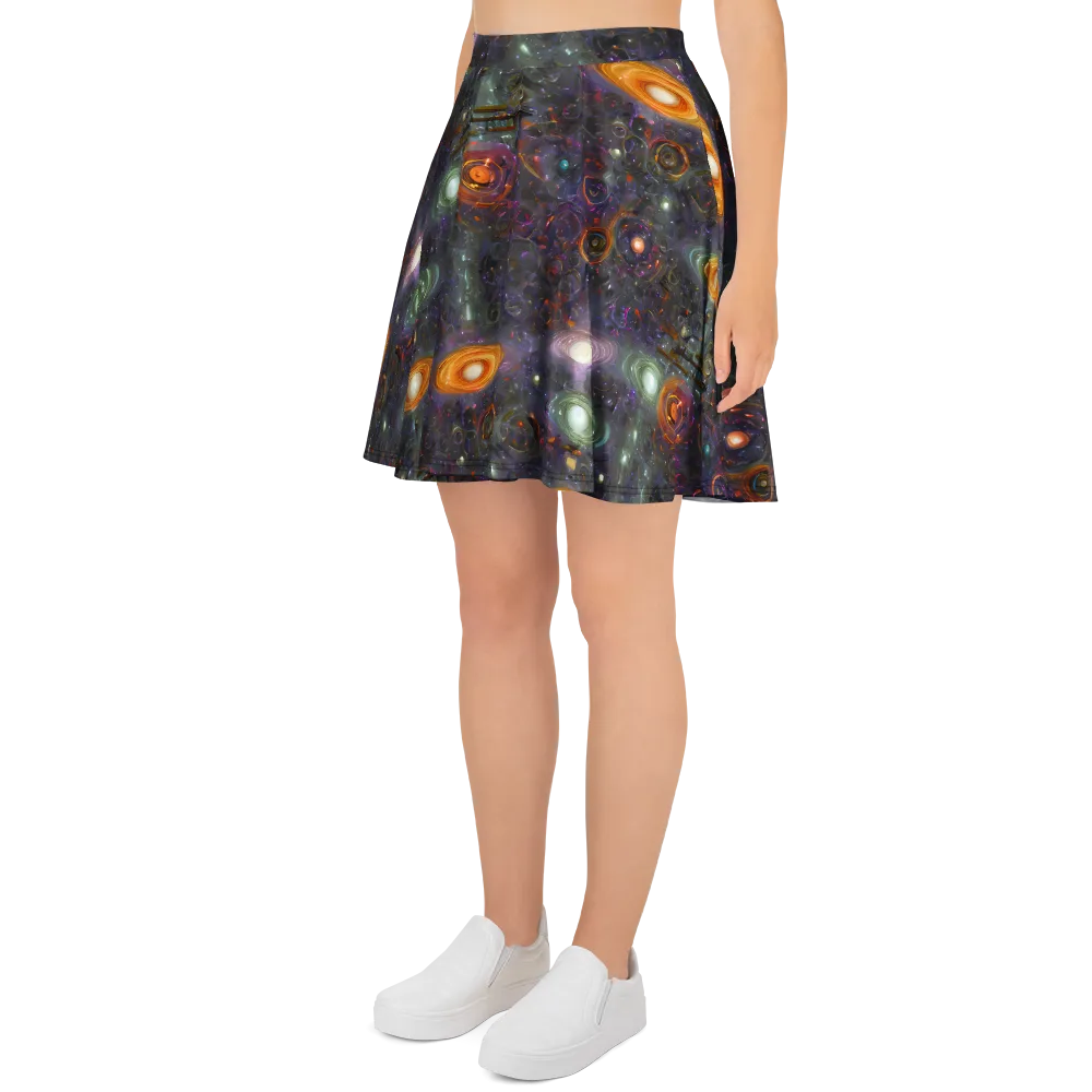 Nebula Bazaar on Skater Skirt — Left
