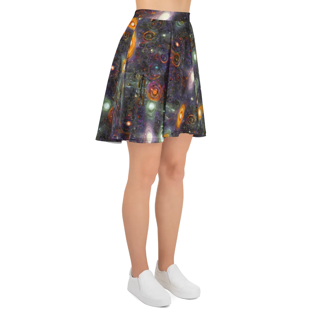 Nebula Bazaar on Skater Skirt — Right