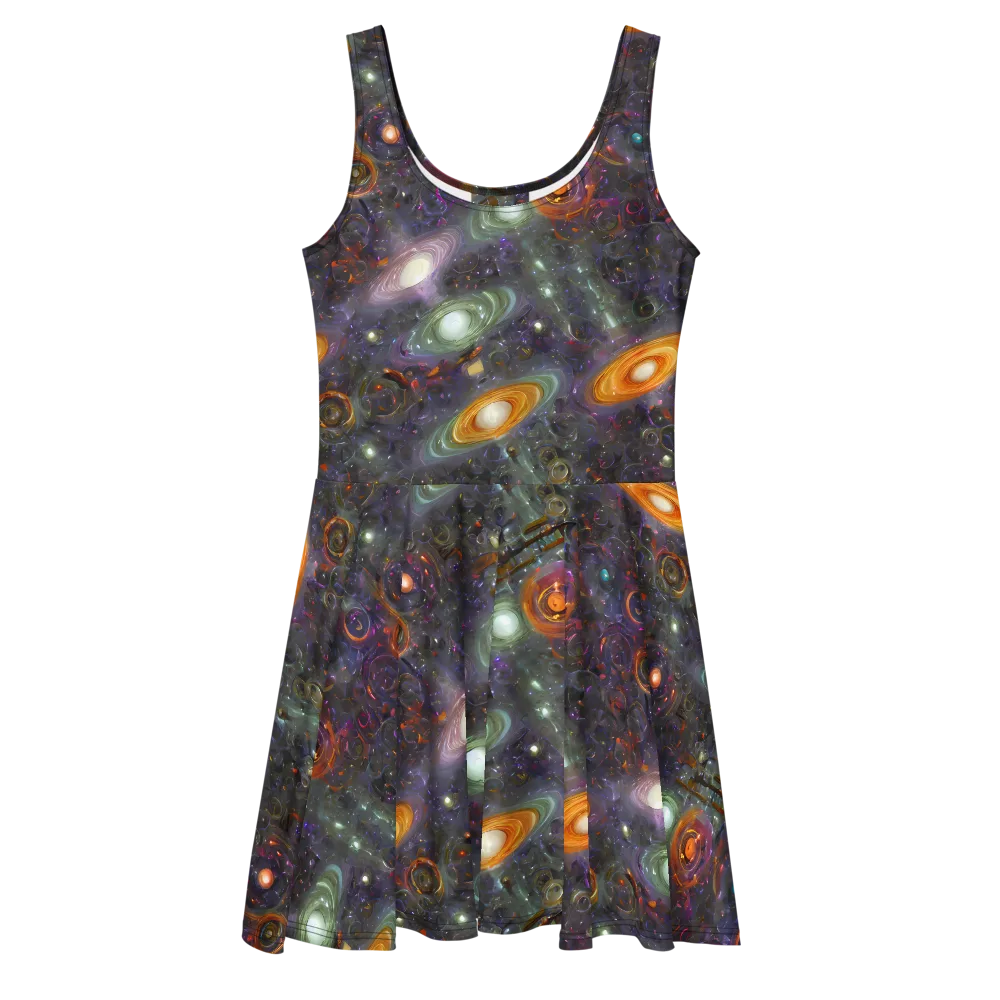 Nebula Bazaar on Skater Dress — Front