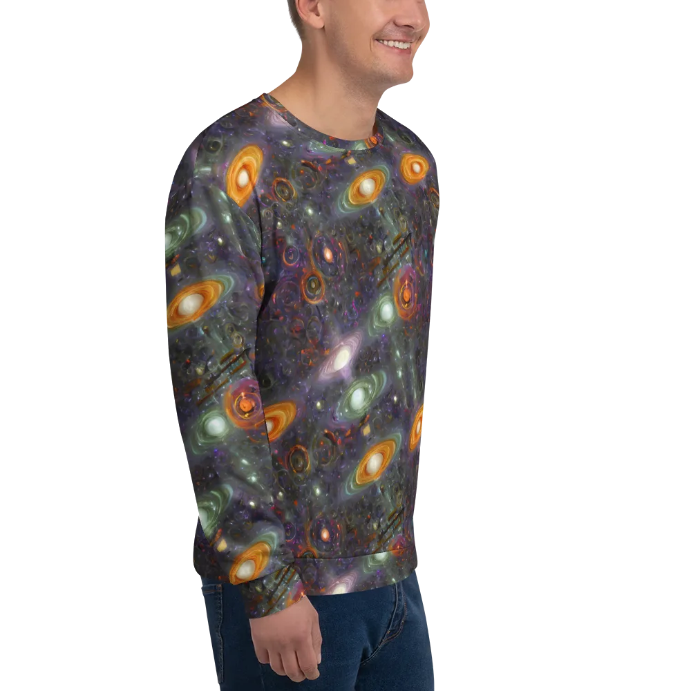 Nebula Bazaar on Sweatshirt — Right Front