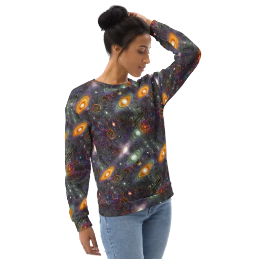 Nebula Bazaar on a Sweatshirt