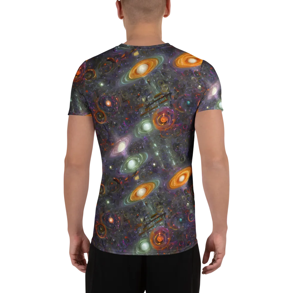 Nebula Bazaar on Men's Athletic T-Shirt — Back