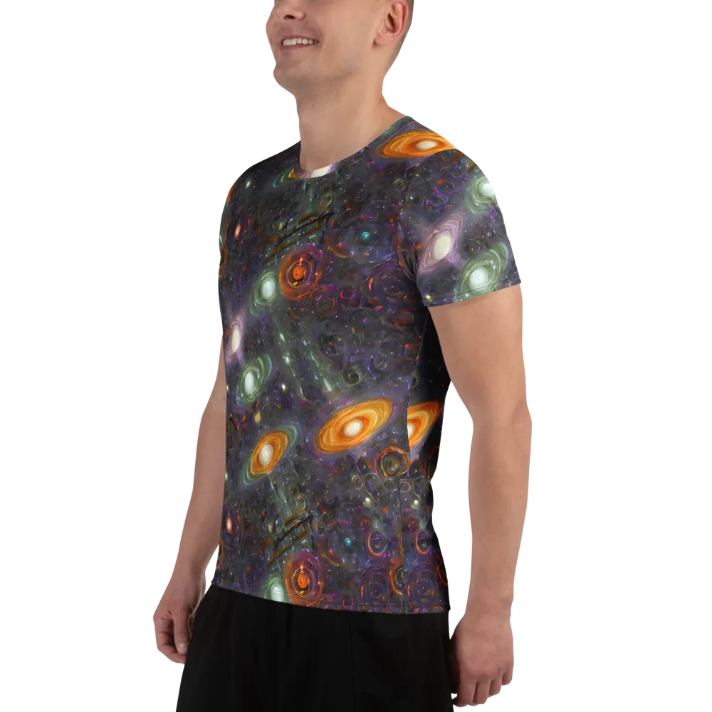 Nebula Bazaar on Men's Athletic T-Shirt — Left