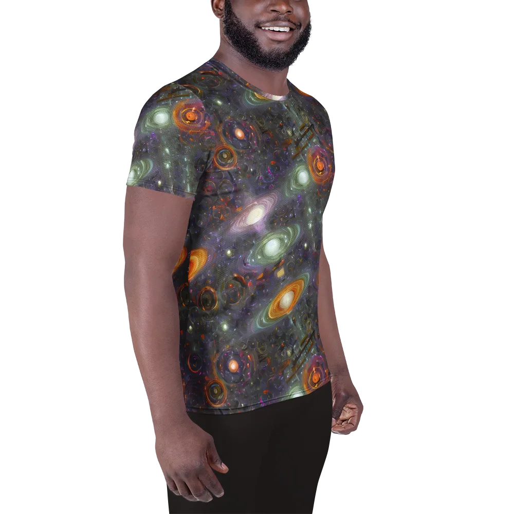 Nebula Bazaar on Men's Athletic T-Shirt — Right