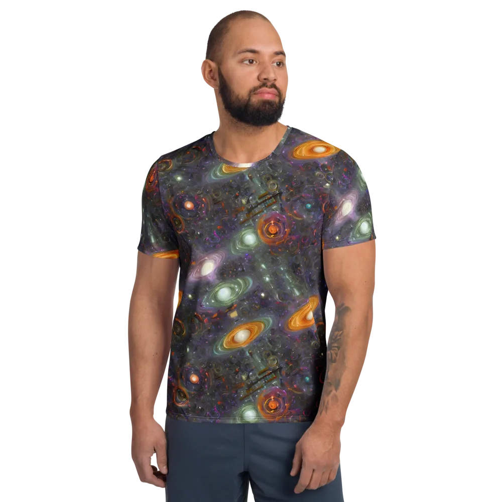 Nebula Bazaar on Men's Athletic T-Shirt — Front