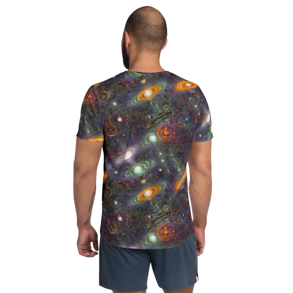 Nebula Bazaar on Men's Athletic T-Shirt — Back
