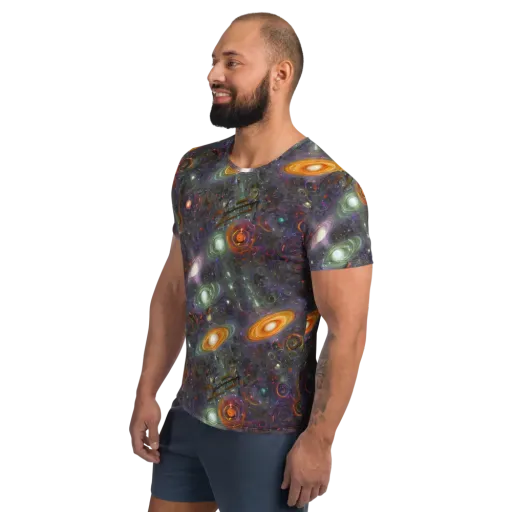 Nebula Bazaar on a Men's Athletic T-Shirt