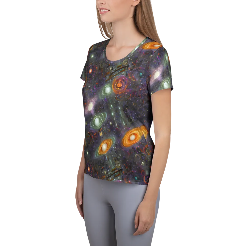 Nebula Bazaar on Women's Athletic T-Shirt — Left