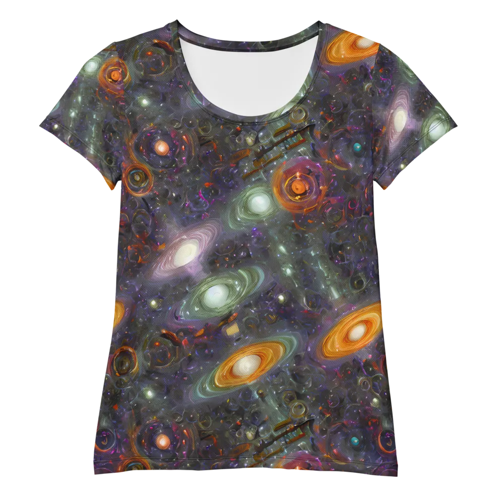 Nebula Bazaar on Women's Athletic T-Shirt — Front