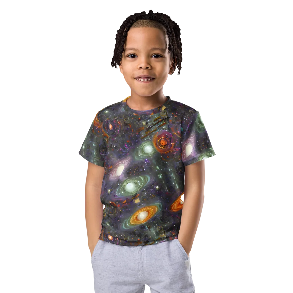 Nebula Bazaar on Kids Crew Neck T-Shirt — Front