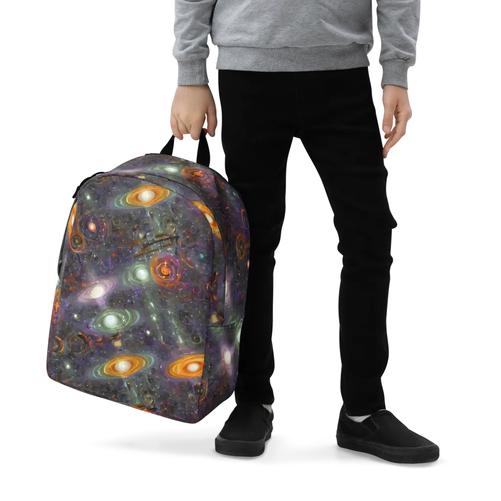 Nebula Bazaar on Minimalist Backpack — Zoomed-in