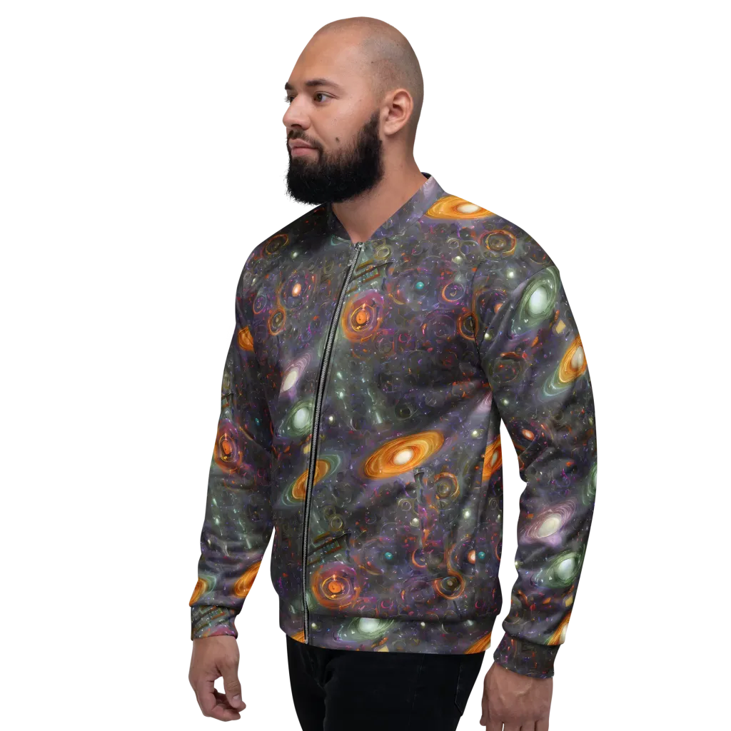 Nebula Bazaar on Bomber Jacket — Left