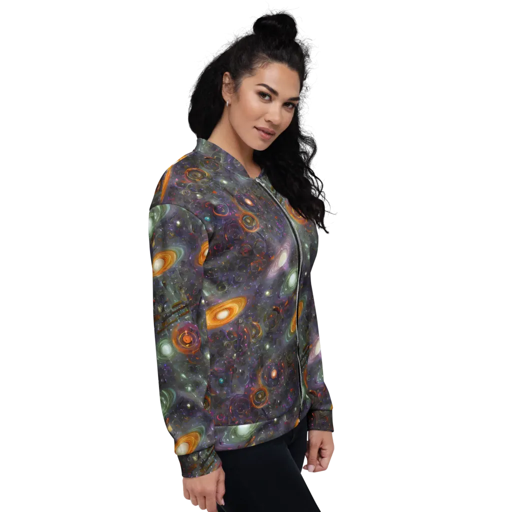 Nebula Bazaar on Bomber Jacket — Right