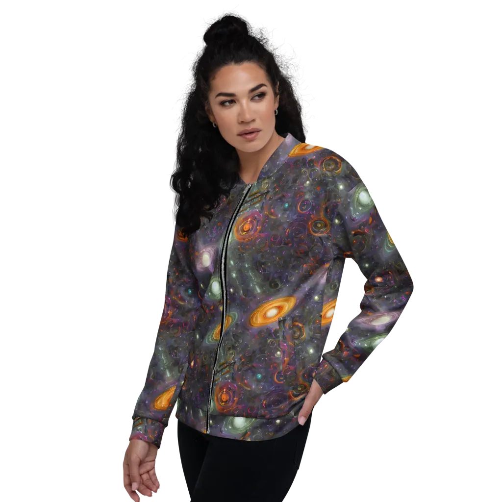 Nebula Bazaar on Bomber Jacket — Left