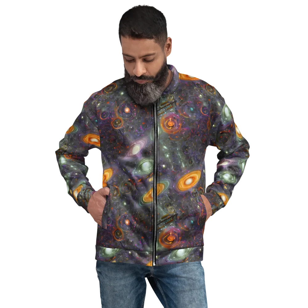 Nebula Bazaar on Bomber Jacket — Front