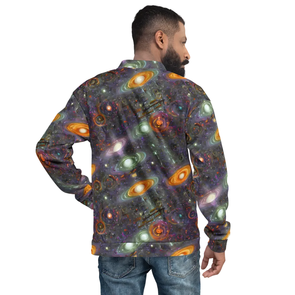 Nebula Bazaar on Bomber Jacket — Back