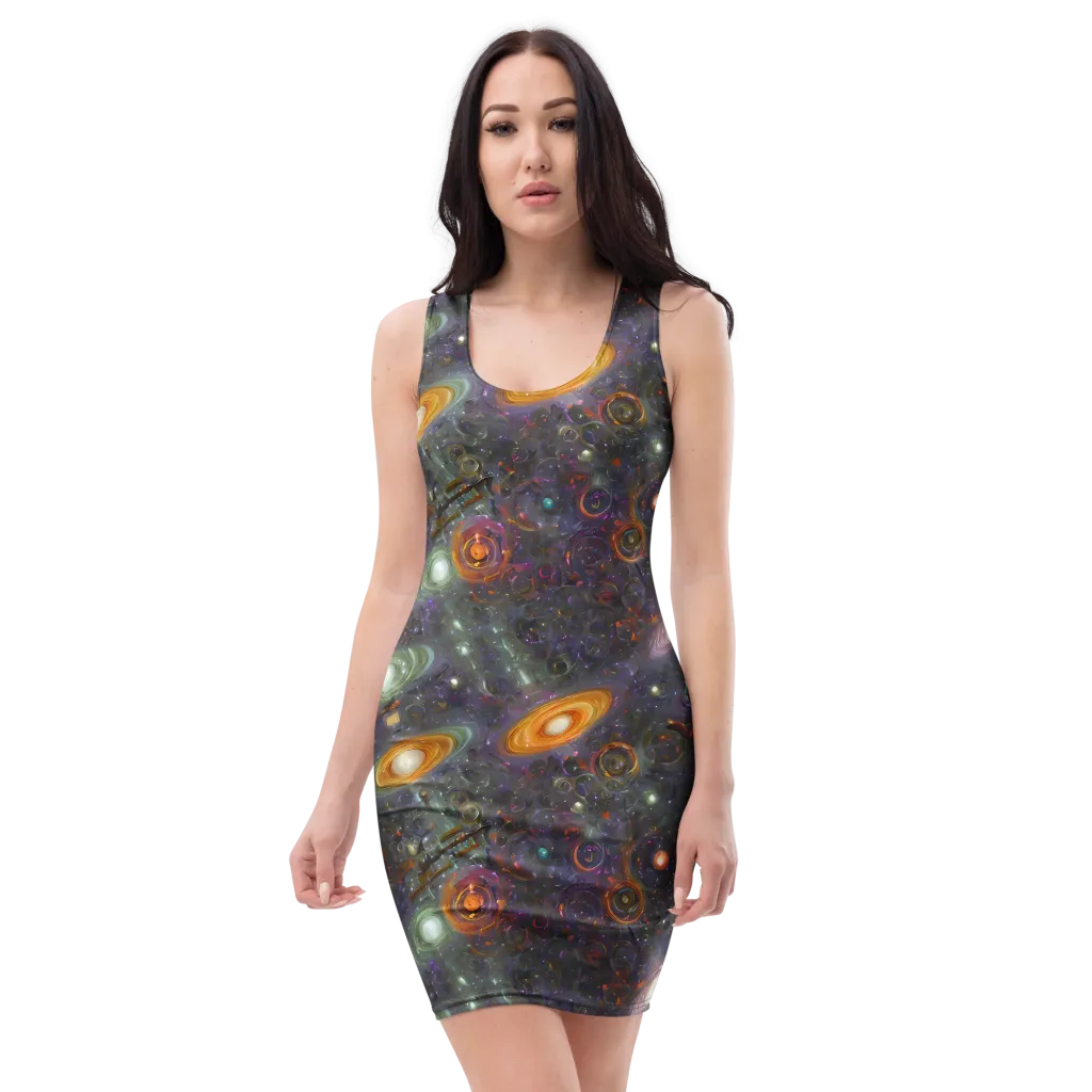 Nebula Bazaar on Bodycon Dress — Front