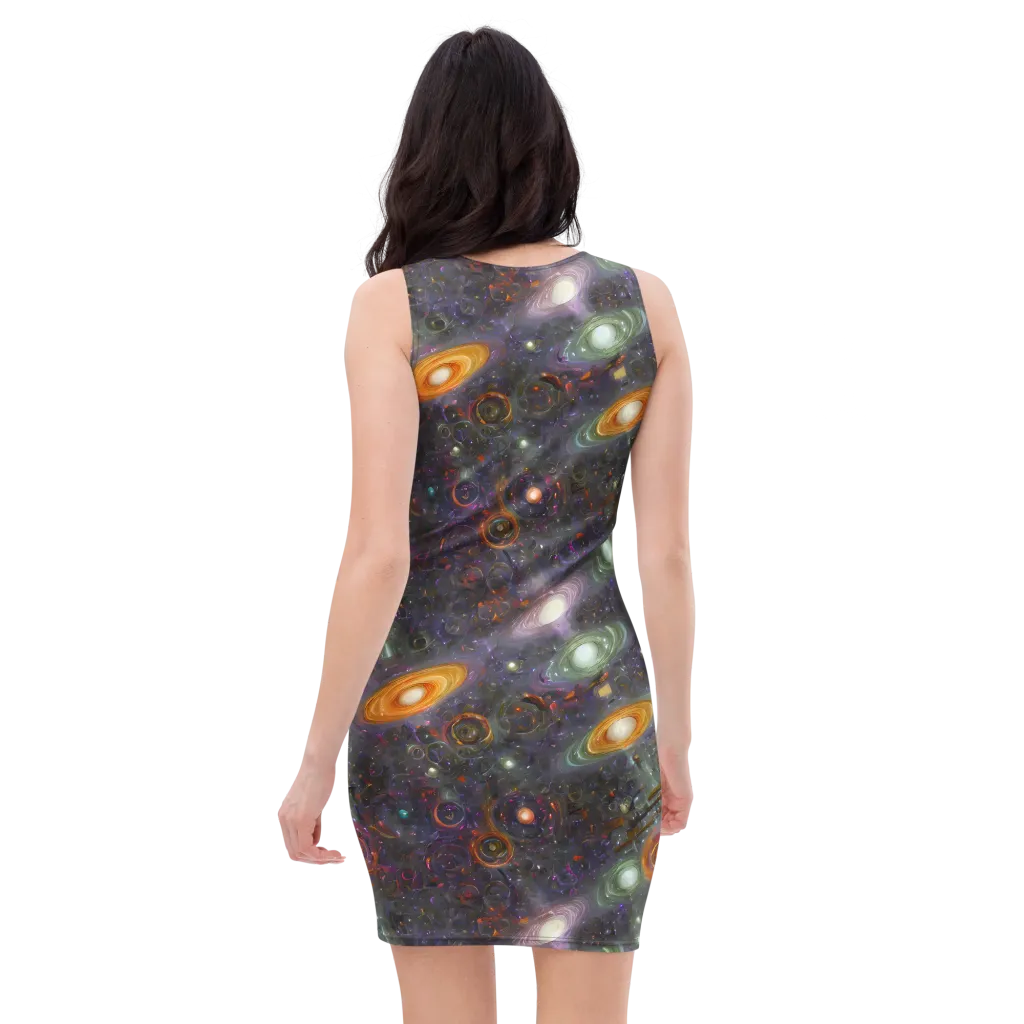 Nebula Bazaar on Bodycon Dress — Back