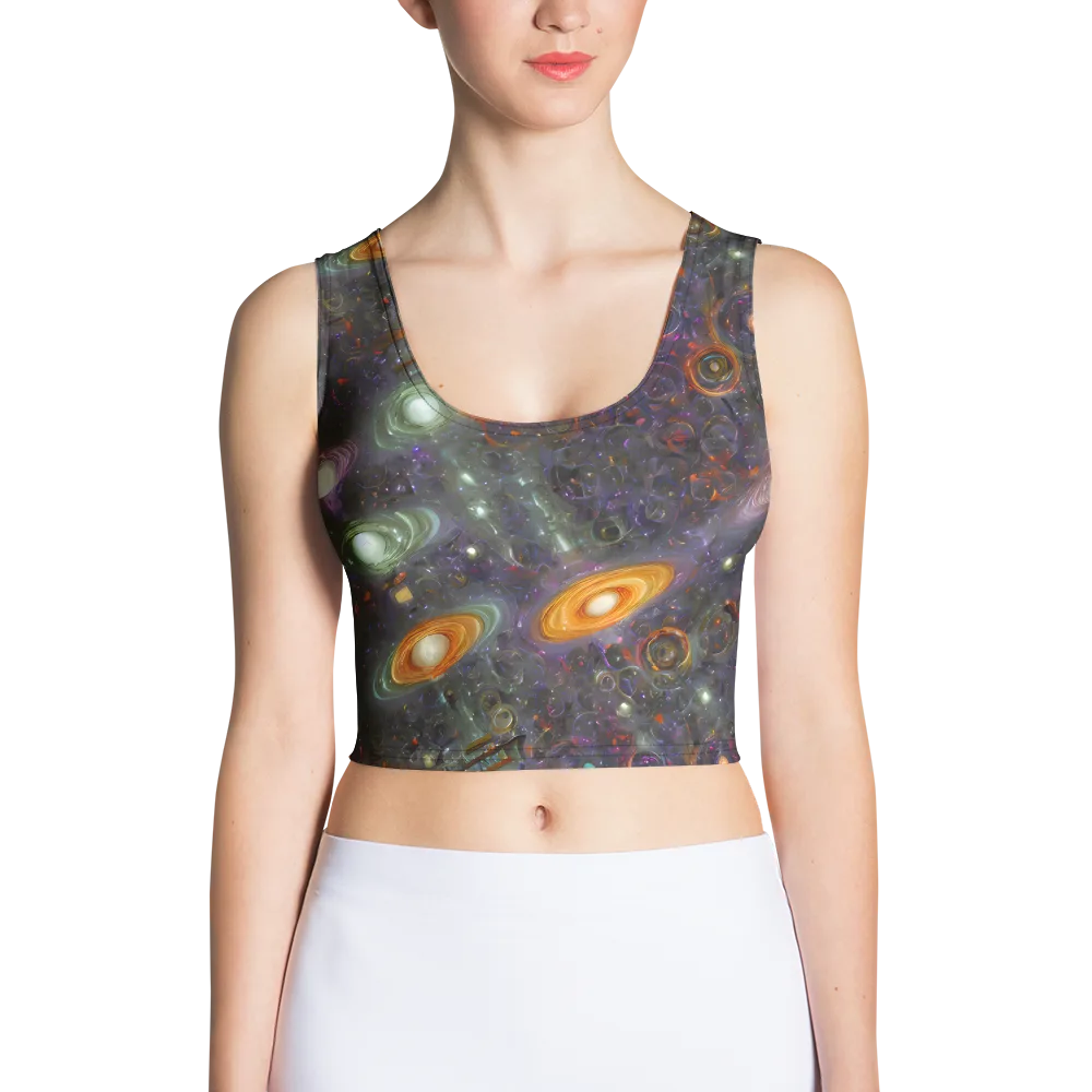 Nebula Bazaar on Crop Top — Front