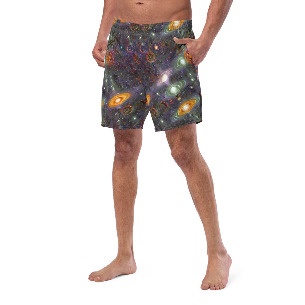 Nebula Bazaar on Swim Trunks — Left Front