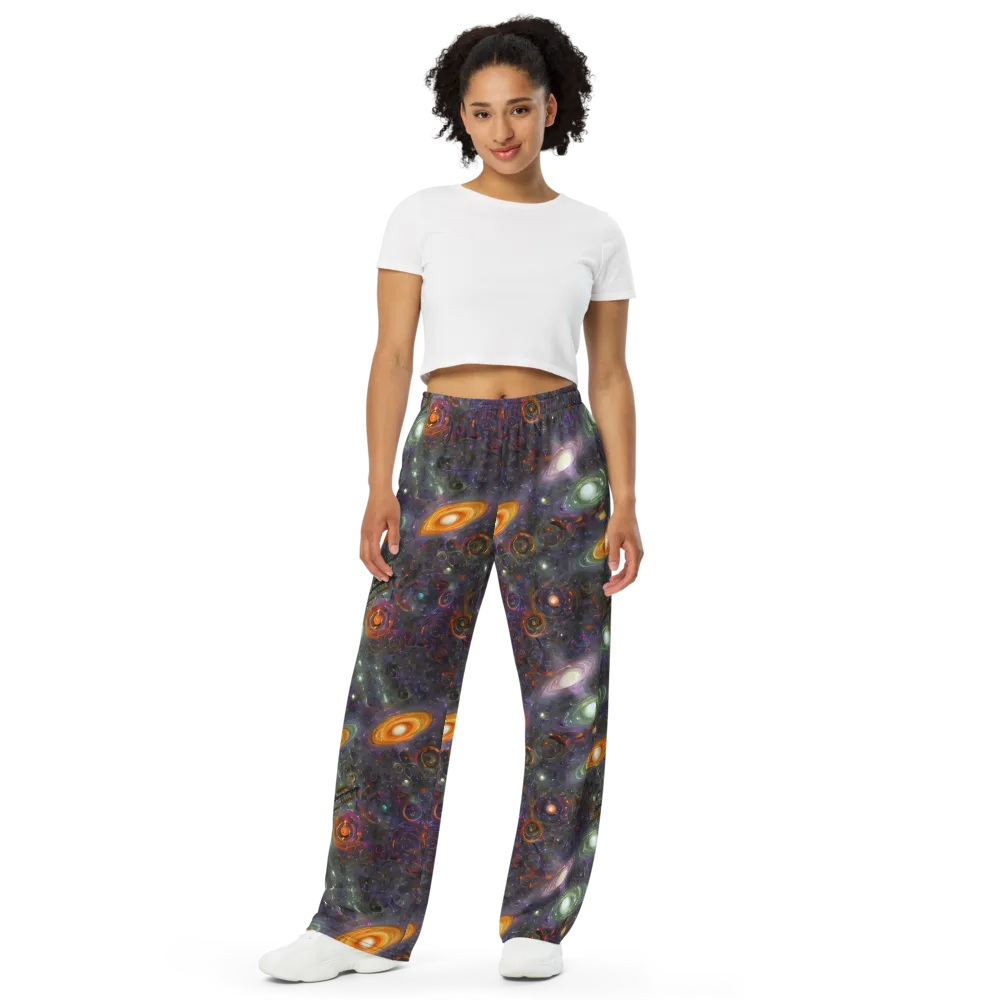 Nebula Bazaar on Wide-Leg Pants — Front