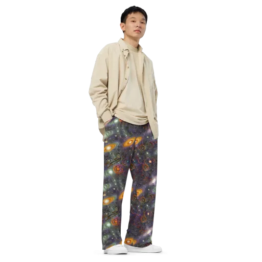 Nebula Bazaar on a Wide-Leg Pants