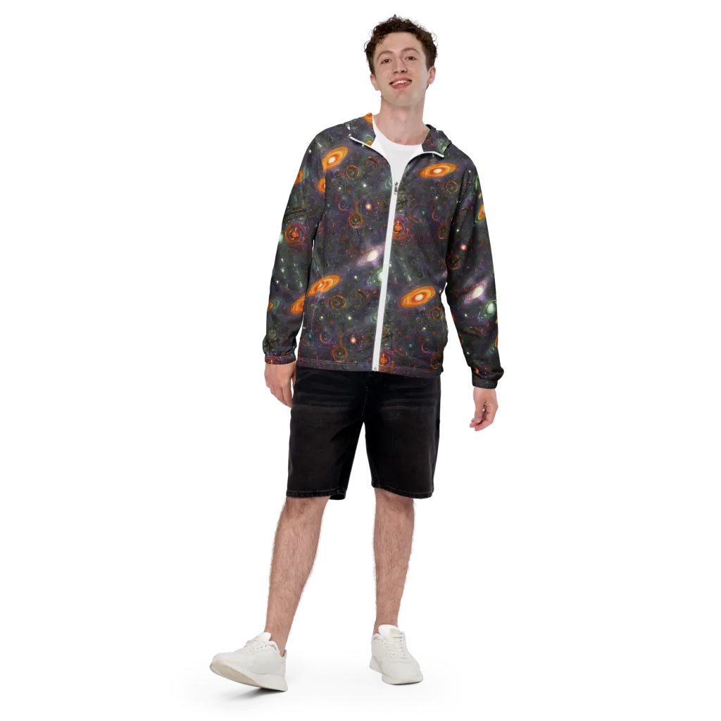 Nebula Bazaar on Men's Windbreaker — Front