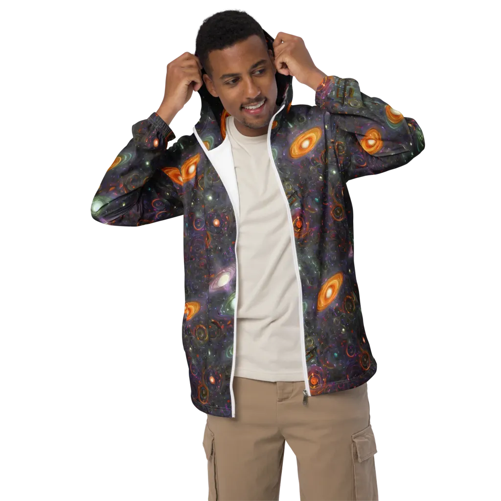 Nebula Bazaar on Men's Windbreaker — Front