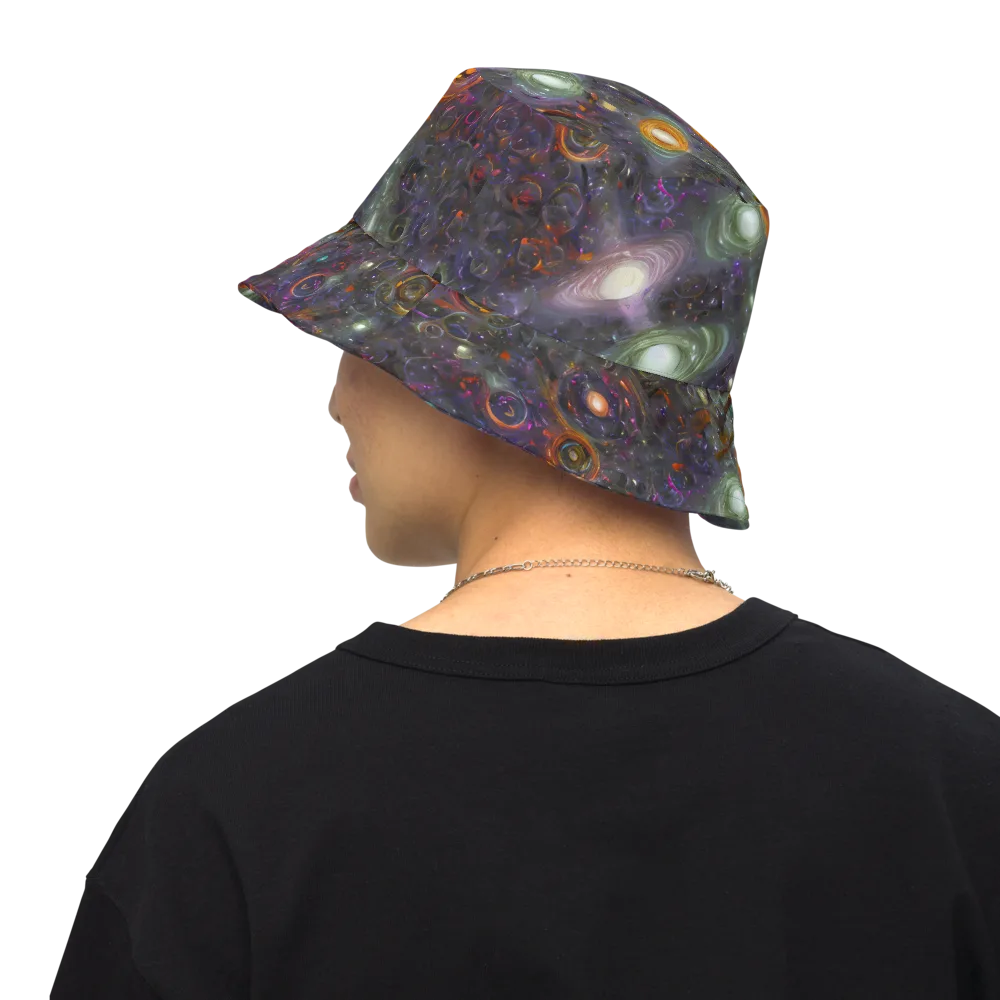 Nebula Bazaar on Reversible Bucket Hat — Back Inside