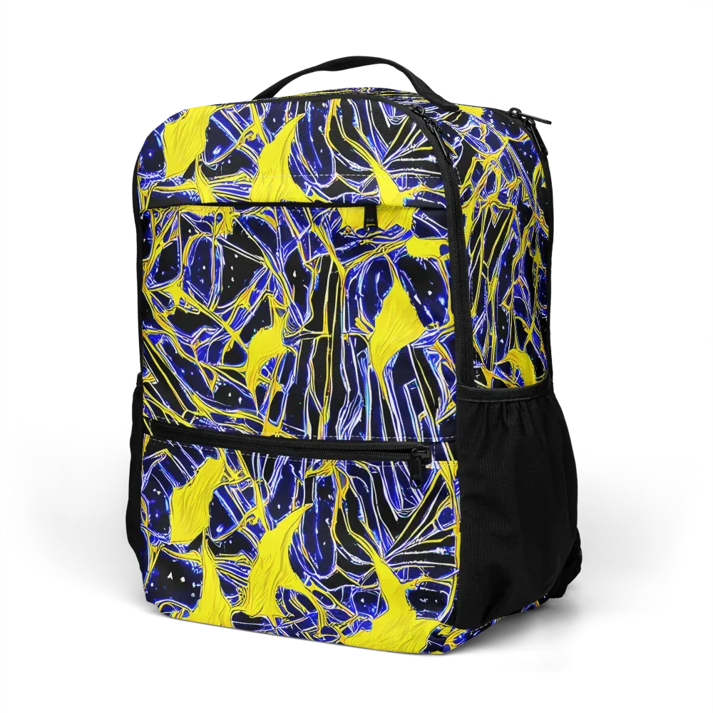 Ultramarine Shock on Utility Backpack — Left Front