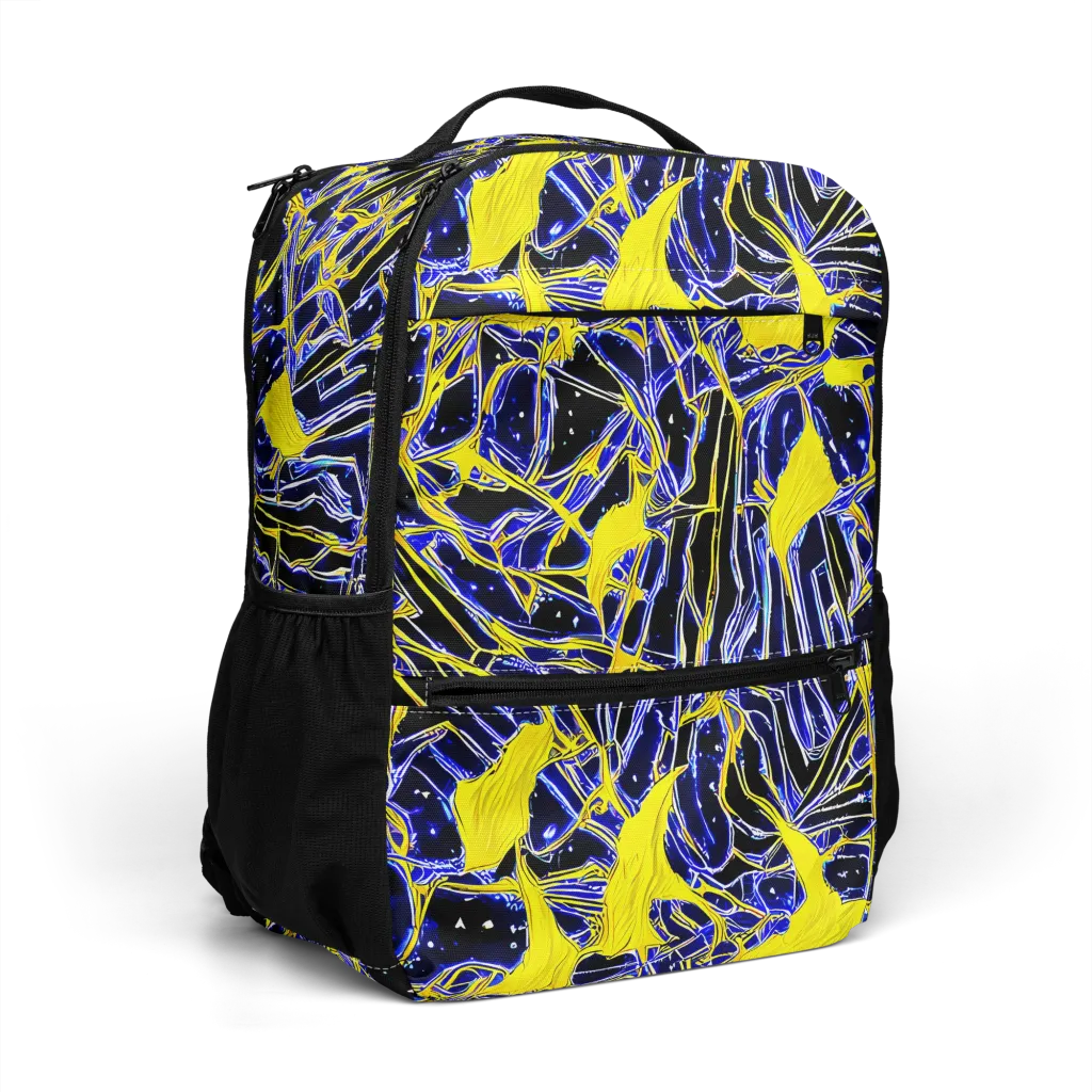 Ultramarine Shock on Utility Backpack — Right Front