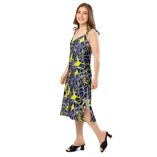 Ultramarine Shock on a Slip Dress