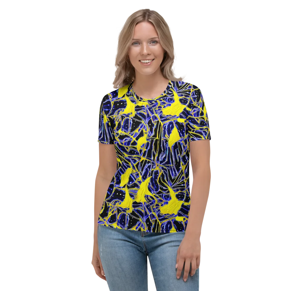 Ultramarine Shock on Women's Crew Neck T-Shirt — Front