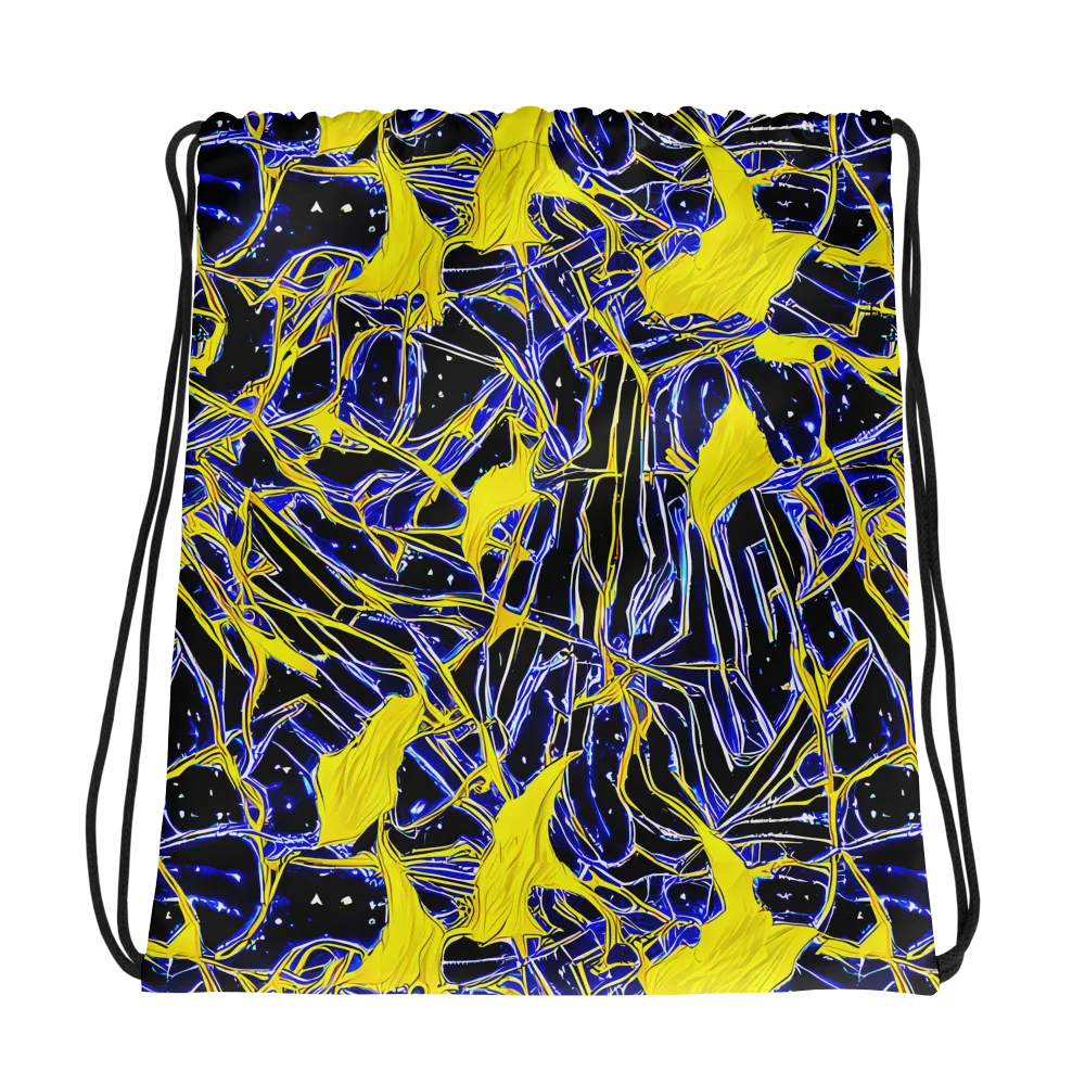 Ultramarine Shock on Drawstring Bag — Photo