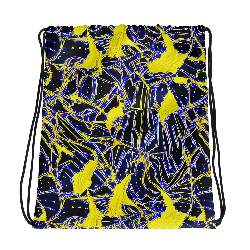 Ultramarine Shock on Drawstring Bag — Photo