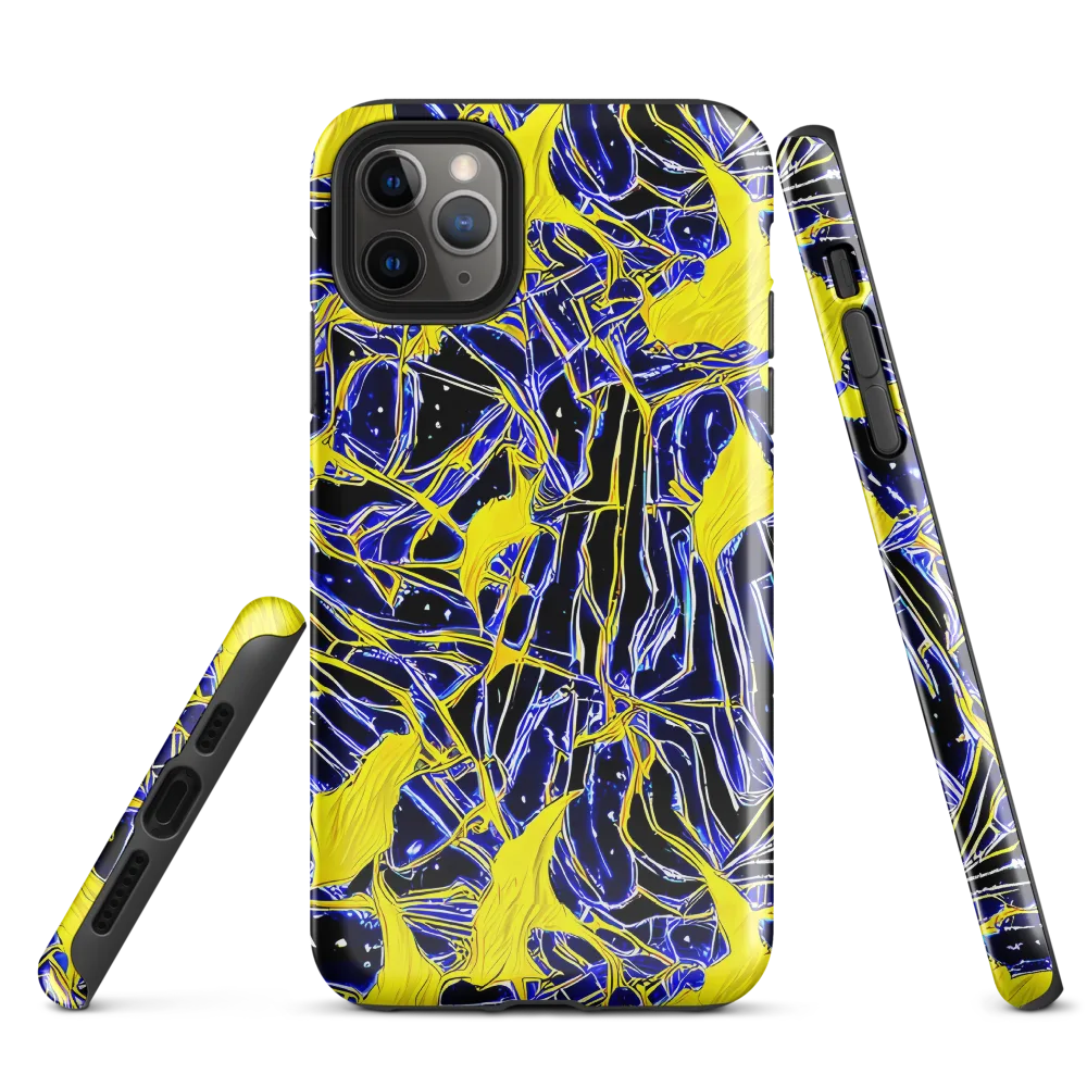 Ultramarine Shock on Tough Case for iPhone® — Front
