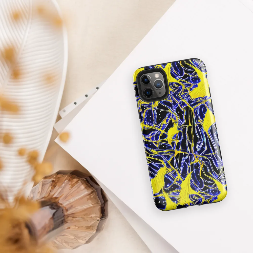 Ultramarine Shock on Tough Case for iPhone® — Front